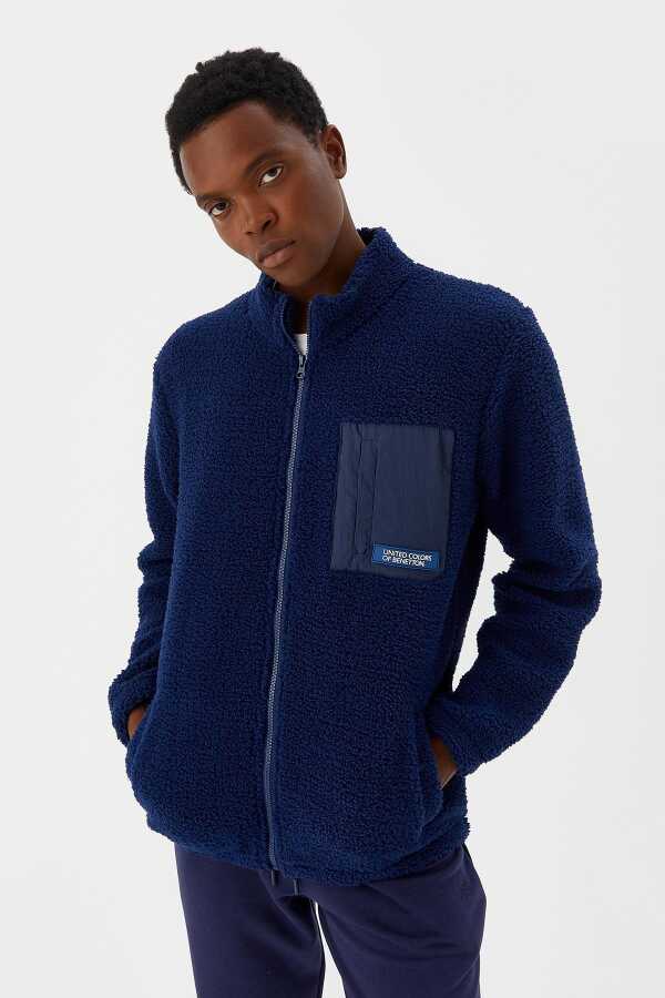 United Colors Of Benetton Erkek Hırka BNT-M20640 - United Colors Of Benetton 3---0