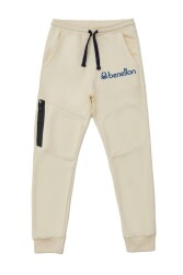 United Colors of Benetton Erkek Jogger Pantolon BNT-B20886 Beyaz