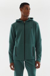 United Colors of Benetton Erkek Kapüşonlu Sweatshirt BNT-M20676 YEŞİL