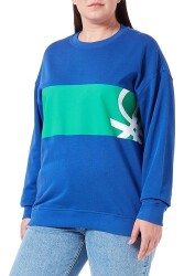 United Colors Of Benetton Erkek Sweatshirt 3J68U100F MAVİ