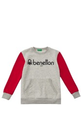 United Colors of Benetton Erkek Sweatshirt BNT-B20905 KIRMIZI