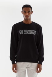 United Colors of Benetton Erkek Sweatshirt BNT-M20647 Siyah