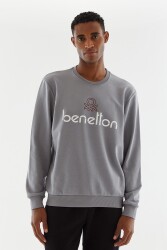 United Colors of Benetton Erkek Sweatshirt BNT-M20655 Antrasit