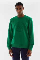 United Colors of Benetton Erkek Sweatshirt BNT-M20668 YEŞİL