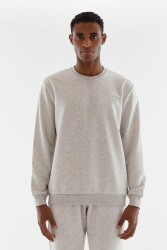 United Colors Of Benetton Erkek Sweatshirt BNT-M20951 GRİ MELANJ