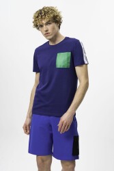 United Colors of Benetton Erkek T-Shirt BNT-M20446 LACİVERT