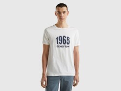 United Colors Of Benetton Erkek Tshirt 3I1XU100A Beyaz