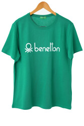 United Colors of Benetton Erkek Tshirt 3I1XU108F-24Y YEŞİL