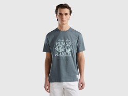 United Colors of Benetton Erkek Tshirt 3MI5U108D-24Y Siyah