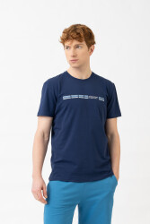 Unıted Colors Of Benetton Erkek Tshirt BNT-M21145 LACİVERT