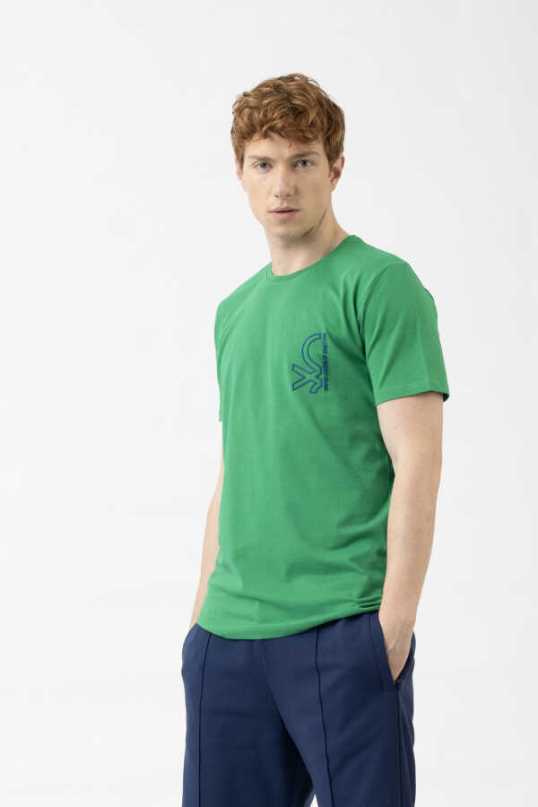 Unıted Colors Of Benetton Erkek Tshirt BNT-M21186 - United Colors Of Benetton 3---0