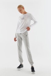 United Colors of Benetton Kadın Jogger Pantolon BNT-W20747 GRİ MELANJ