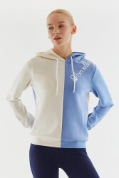 United Colors of Benetton Kadın Kapüşonlu Sweatshirt BNT-W20724 MAVİ