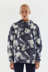 United Colors of Benetton Kadın Kapüşonlu Sweatshirt BNT-W20748 Gri