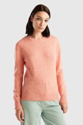 United Colors of Benetton Kadın Kazak 103ME1N23 PEMBE