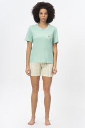 United Colors Of Benetton Kadın Pijama Takım 20402 YEŞİL