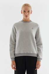 United Colors Of Benetton Kadın Pijama Üstü BNT-W20785 GRİ MELANJ