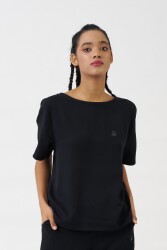 Unıted Colors Of Benetton Kadın Pijama Üstü BNT-W21066 Siyah