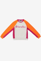 United Colors of Benetton Kadın Sweatshirt BNT-G20825 TURUNCU