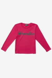 United Colors of Benetton Kadın Sweatshirt BNT-G20832 FUŞYA