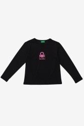United Colors of Benetton Kadın Sweatshirt BNT-G20859 Siyah