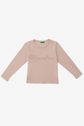 United Colors of Benetton Kadın Sweatshirt BNT-G20866 PEMBE