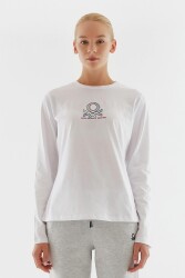 United Colors of Benetton Kadın Sweatshirt BNT-W20751 Beyaz