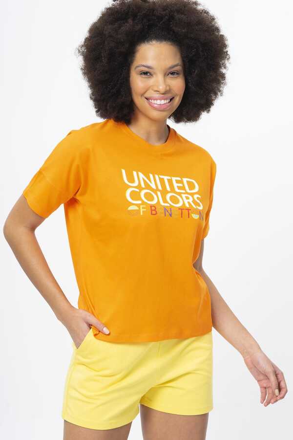 United Colors of Benetton Kadın T-Shirt BNT-W20374 - United Colors Of Benetton 4---0