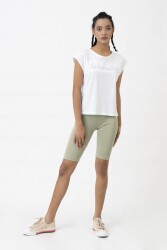 United Colors Of Benetton Kadın Tshirt BNT-W20969 Beyaz