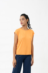 Unıted Colors Of Benetton Kadın Tshirt BNT-W20979 TURUNCU