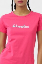 United Colors Of Benetton Kadın Tshirt BNT-W21001 FUŞYA