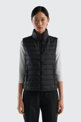 United Colors Of Benetton Kadın Yelek Mont 2TWDDJ003-R Siyah