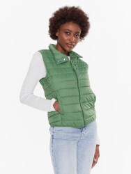 United Colors Of Benetton Kadın Yelek Mont 2TWDDJ003-R YEŞİL