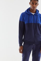 United Colors of Benetton Kapüşonlu Erkek Sweatshirt BNT-M20641 LACİVERT