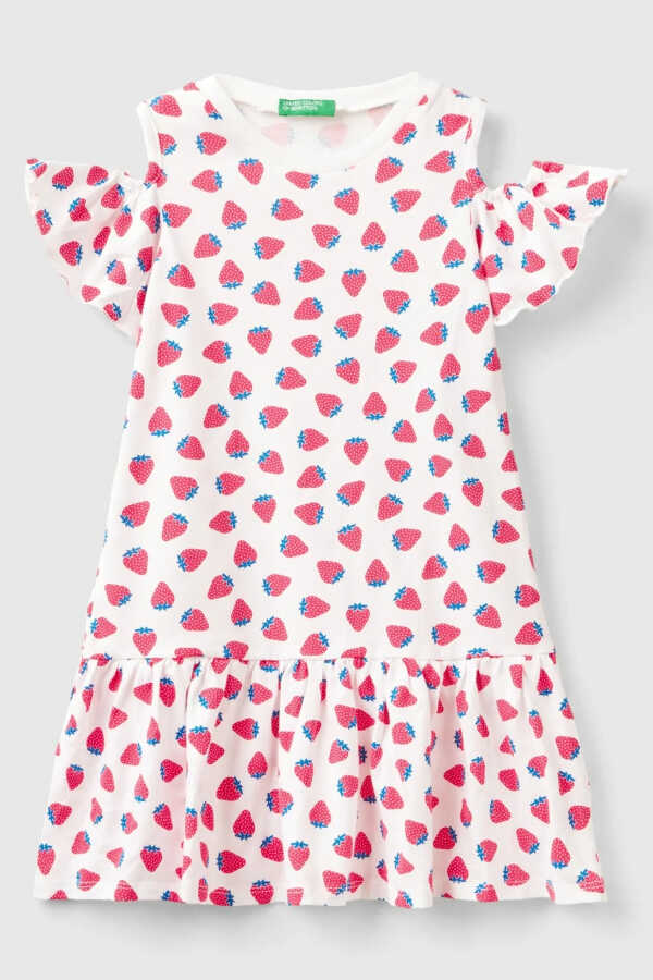 Unıted Colors Of Benetton Kız Bebek Elbise 3M39GV00U - United Colors Of Benetton 1---0