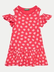 Unıted Colors Of Benetton Kız Bebek Elbise 3M39GV00U FUŞYA