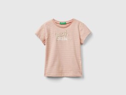 United Colors Of Benetton Kız Bebek Tshirt 30DDG10DJ Bej