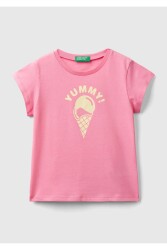 Unıted Colors Of Benetton Kız Bebek Tshirt 3I1XG10EG PEMBE