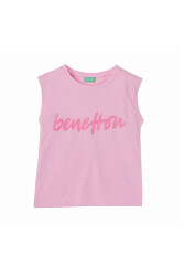 United Colors Of Benetton Kız Çocuk Atlet BNT-G21262 PEMBE