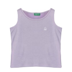 United Colors Of Benetton Kız Çocuk Atlet BNT-G21279 Lila