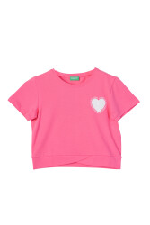 United Colors Of Benetton Kız Çocuk BNT-G21266 FUŞYA