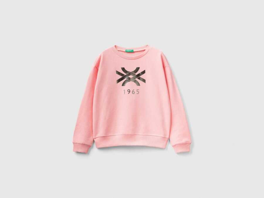 United Colors Of Benetton Kız Çocuk Sweatshirt 3J68C10D0 - United Colors Of Benetton 2---0