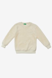 United Colors Of Benetton Kız Çocuk Sweatshirt BNT-G20815 Beyaz