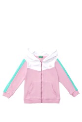 United Colors Of Benetton Kız Çocuk Sweatshirt BNT-G20851 PEMBE