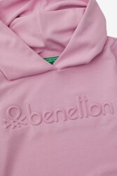 United Colors Of Benetton Kız Çocuk Sweatshirt BNT-G20864 PEMBE