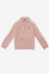 United Colors Of Benetton Kız Çocuk Sweatshirt BNT-G20868 PEMBE