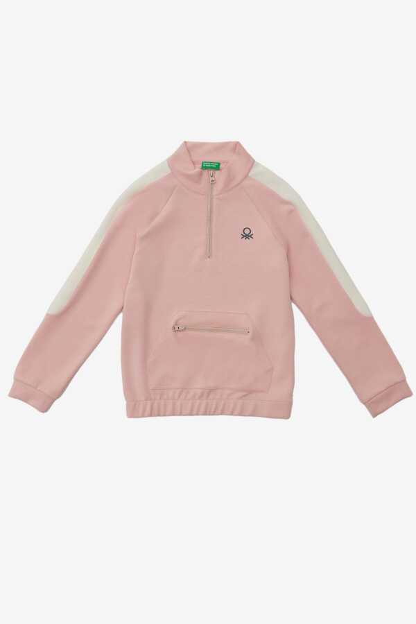 United Colors Of Benetton Kız Çocuk Sweatshirt BNT-G20868 - United Colors Of Benetton 4---0