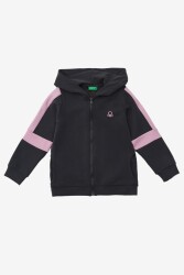 United Colors Of Benetton Kız Çocuk Sweatshirt BNT-G20870 Antrasit