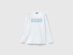 Unıted Colors Of Benetton Kız Çocuk Thisrt 3I9WC10HA Beyaz