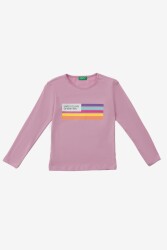 United Colors Of Benetton Kız Çocuk Tshirt BNT-G20849 PEMBE